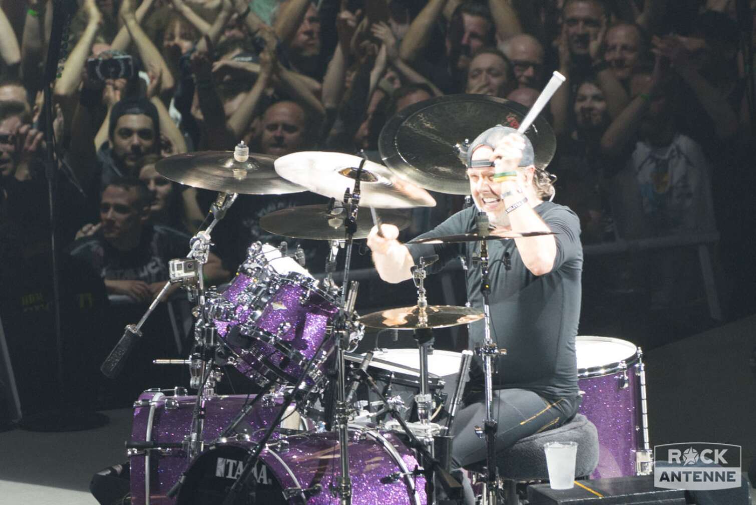 Lars Ulrich von Metallica bei einer Live-Show