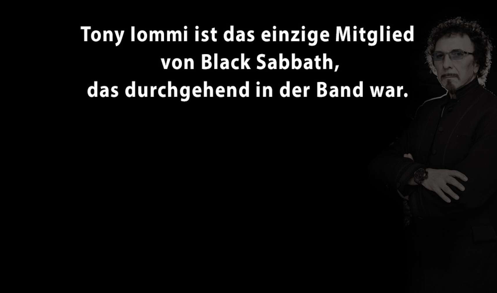 5 Facts über Tony Iommi