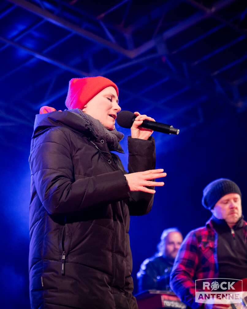 Rock The Mountain 2024 in Samnaun: Die ROCK ANTENNE Band