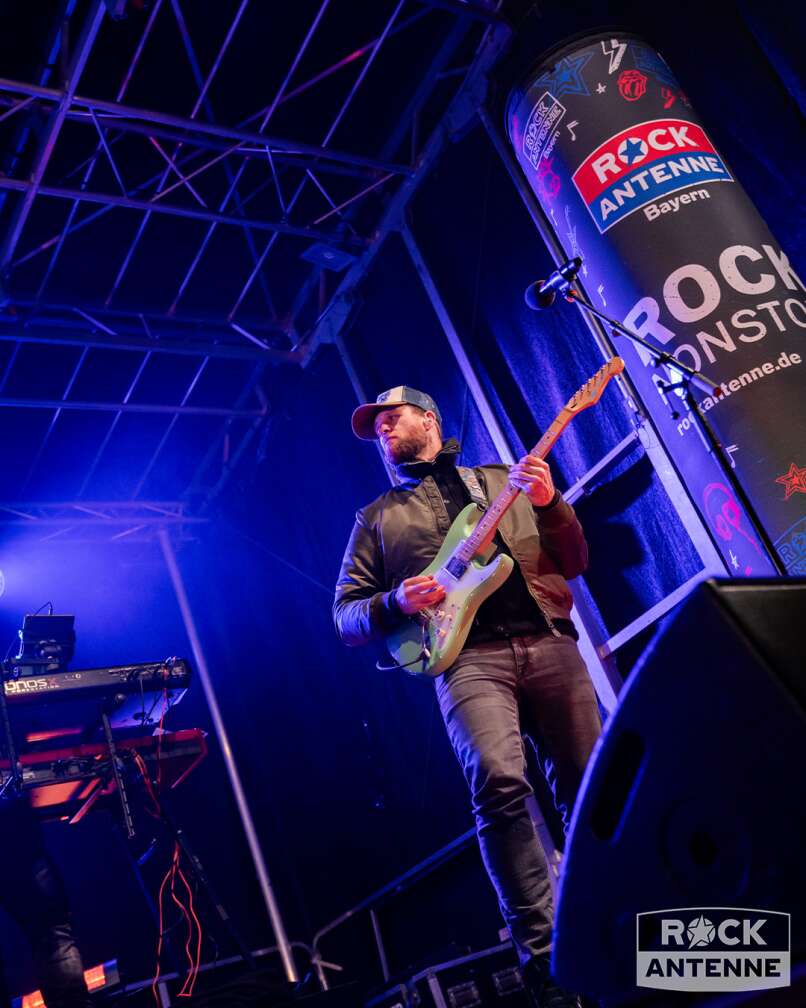 Rock The Mountain 2024 in Samnaun: Die ROCK ANTENNE Band