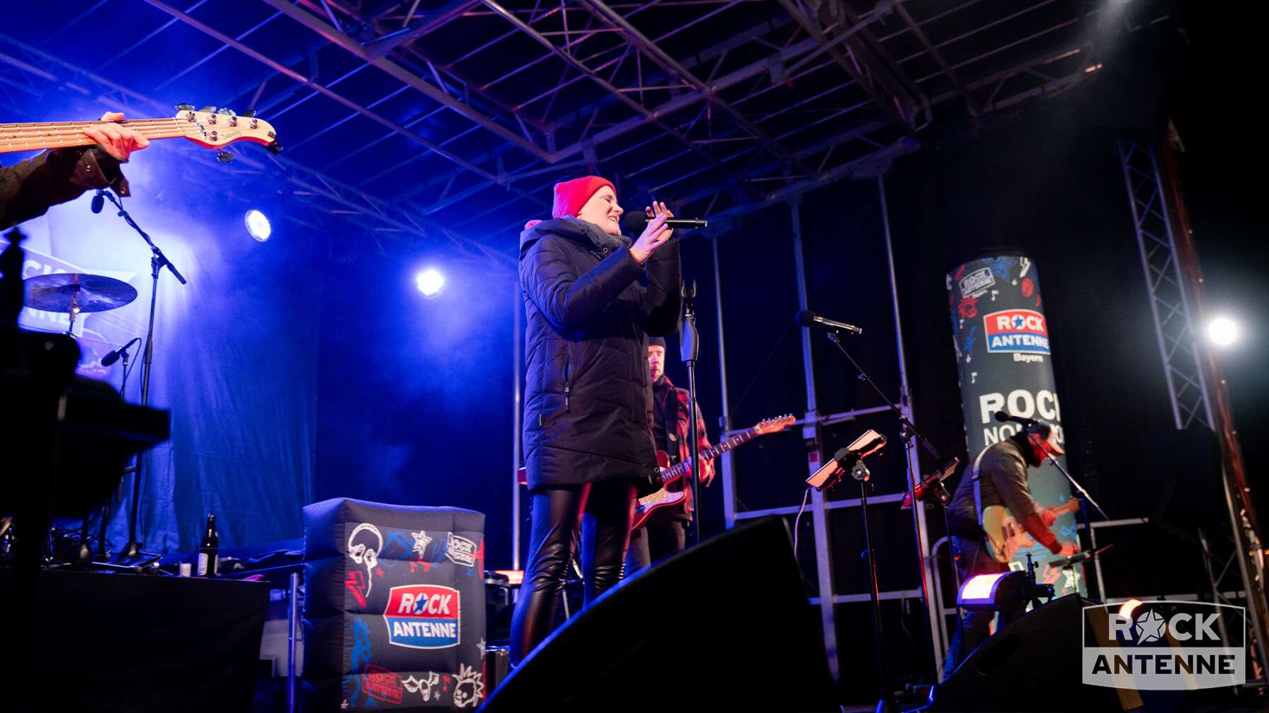 Rock The Mountain 2024 in Samnaun: Die ROCK ANTENNE Band